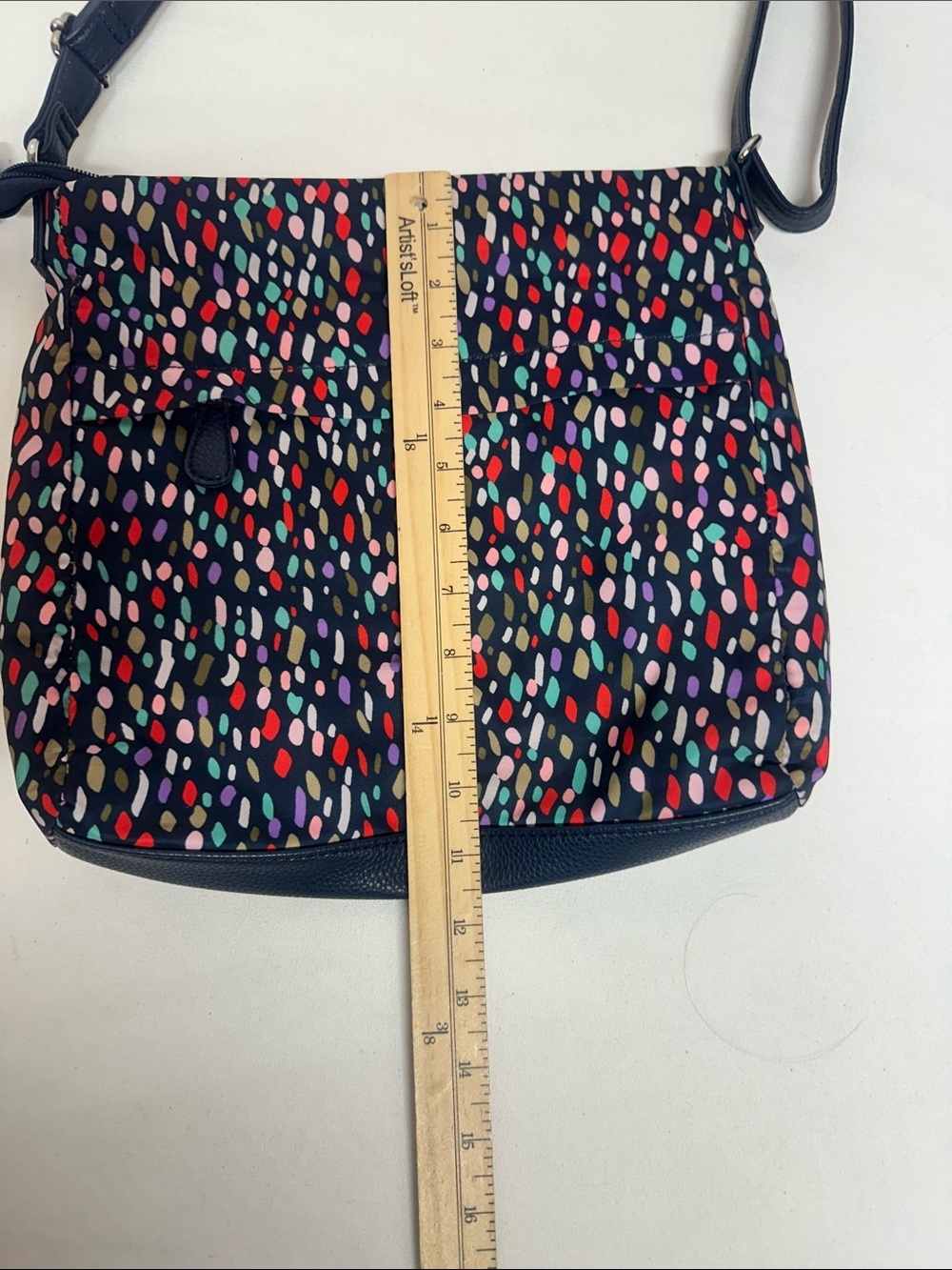 MultiSac Black Multi-Color Pattern Crossbody Bag - Picture 5 of 11